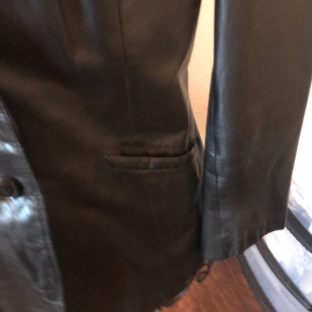 Split End Ltd Leather Black Jacket - image 6